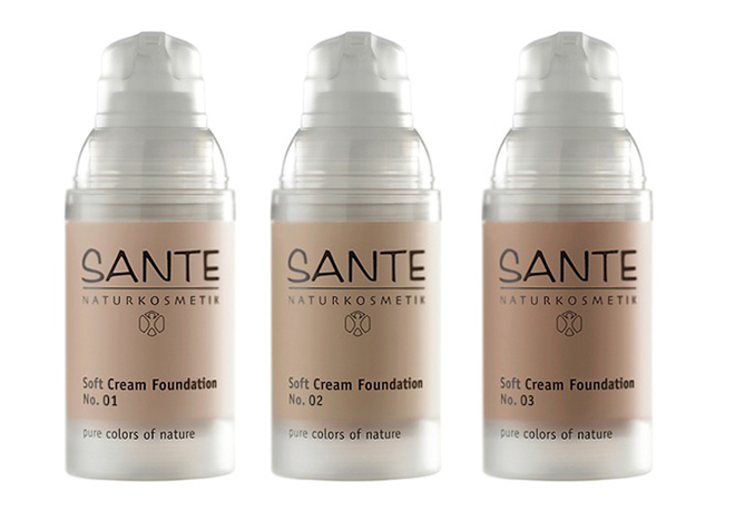 Sante Soft Cream Liquid Foundation Swatches Blogger Beauty Organic 