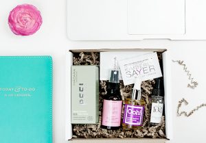 Monthly subscription beauty box